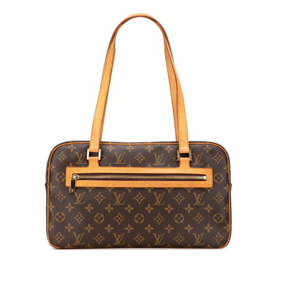 Louis Vuitton Handbags - LOUIS VUITTON Authentic Brown Monogram Leather Shoulder Bag